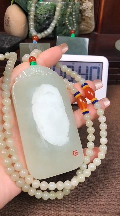 【闪购商品】和田玉颈饰未镶嵌用户478154689