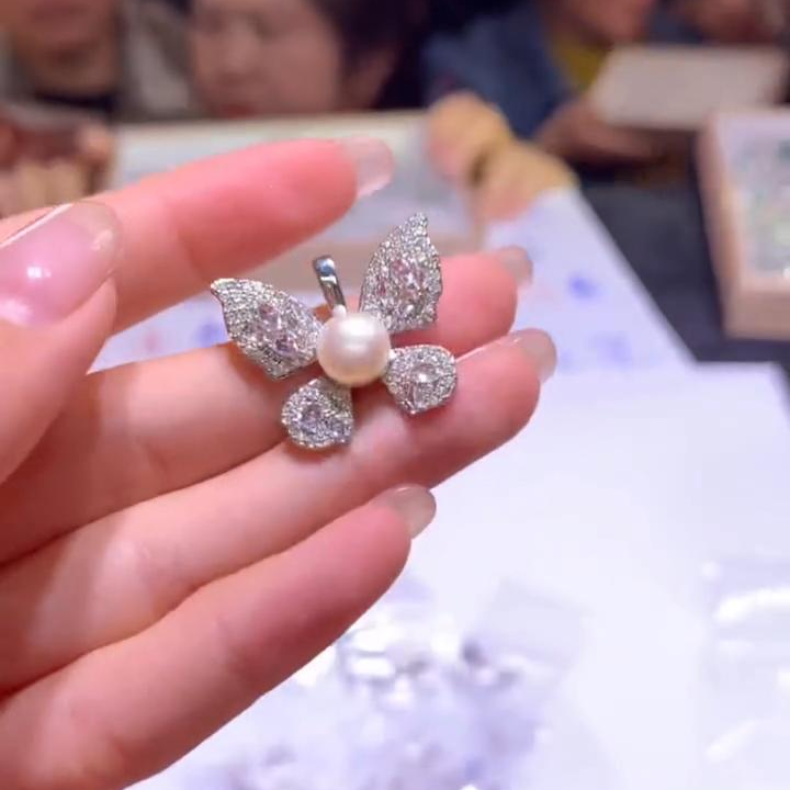 【逍遥】珍珠蝴蝶吊坠*381/311/多样性发/1件