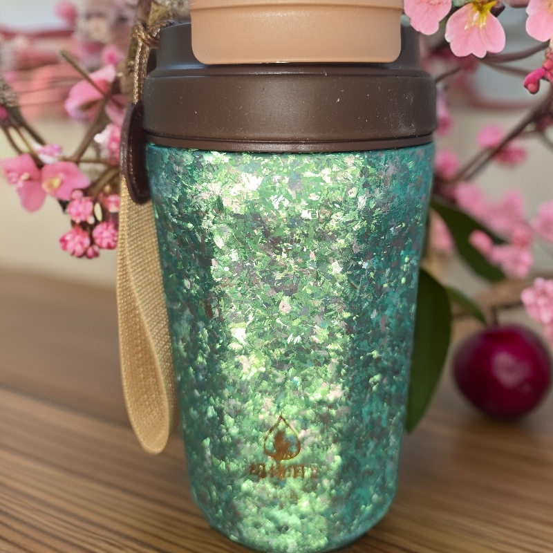 纯钛便携保温保冷双饮杯