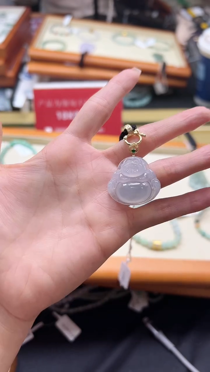 【闪购商品】翡翠颈饰18K金镶嵌TL0307-19