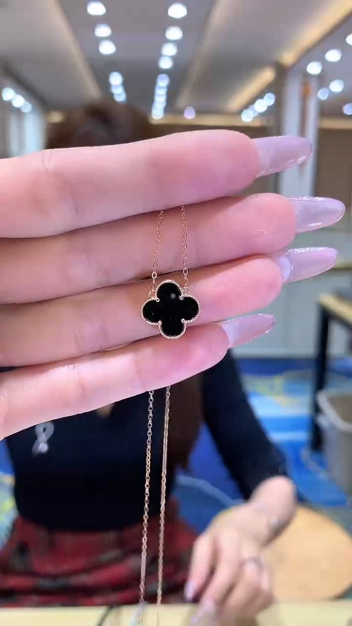 【闪购商品】翡翠颈饰18K金镶嵌项链XLH