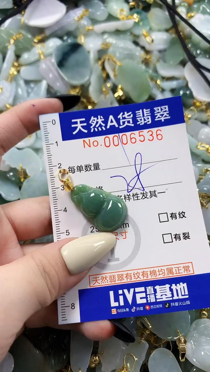 颈饰未镶嵌翡翠天然A货翡翠
