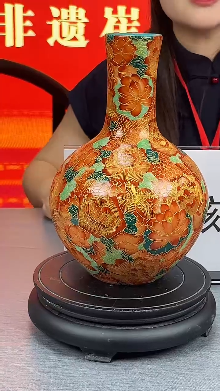 摆件【瓷博会】王林官窑瓷画院A373