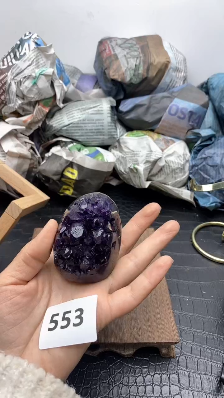 【闪购商品】紫晶1未镶嵌553号摆件