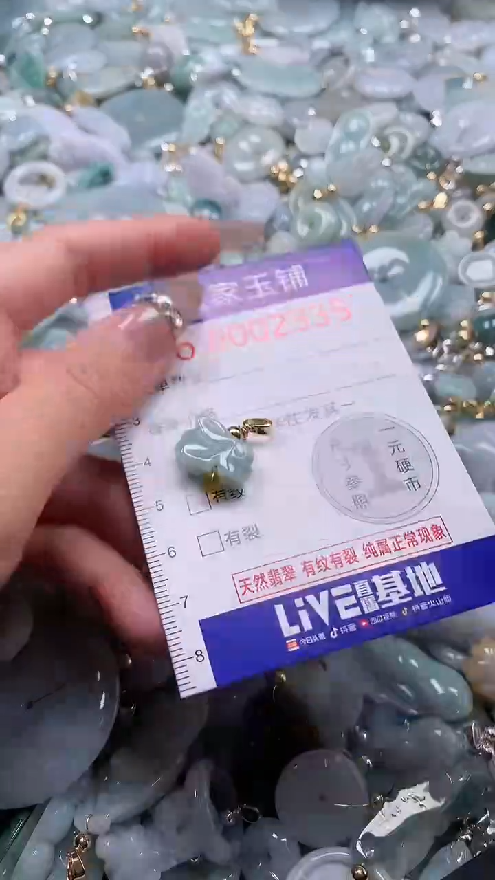 翡翠未镶嵌吊坠(不含链)2335