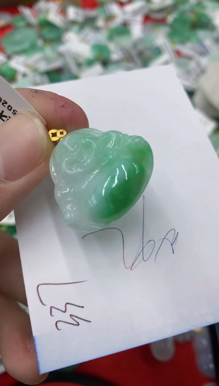 【闪购商品】翡翠颈饰18K金镶嵌号链接1111111