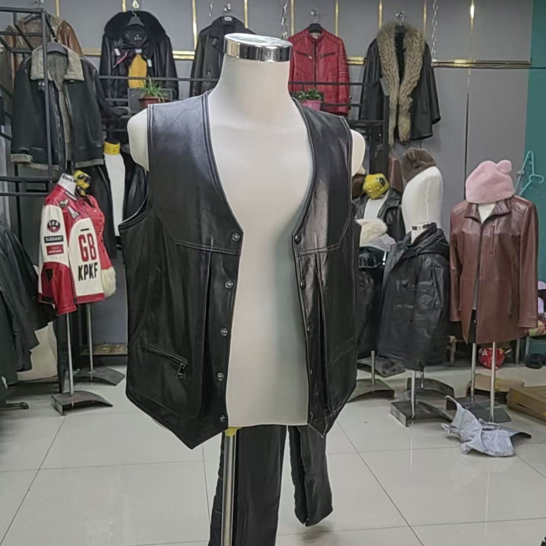 牛皮马甲140斤弯刀款式