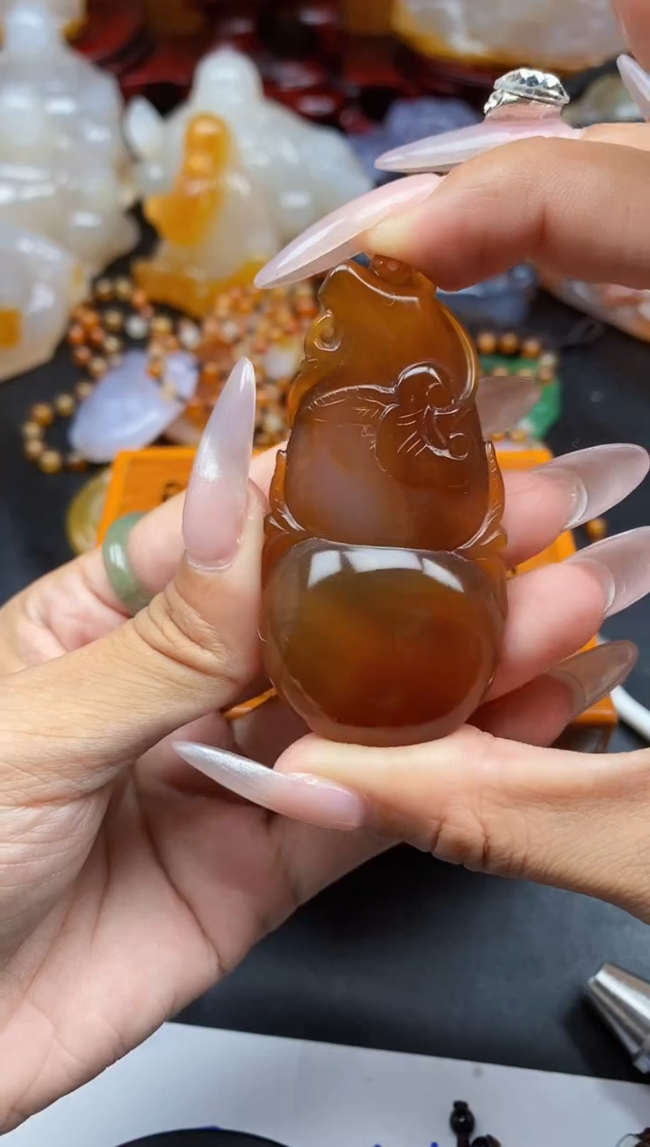 【闪购商品】玛瑙/玉髓颈饰未镶嵌ll