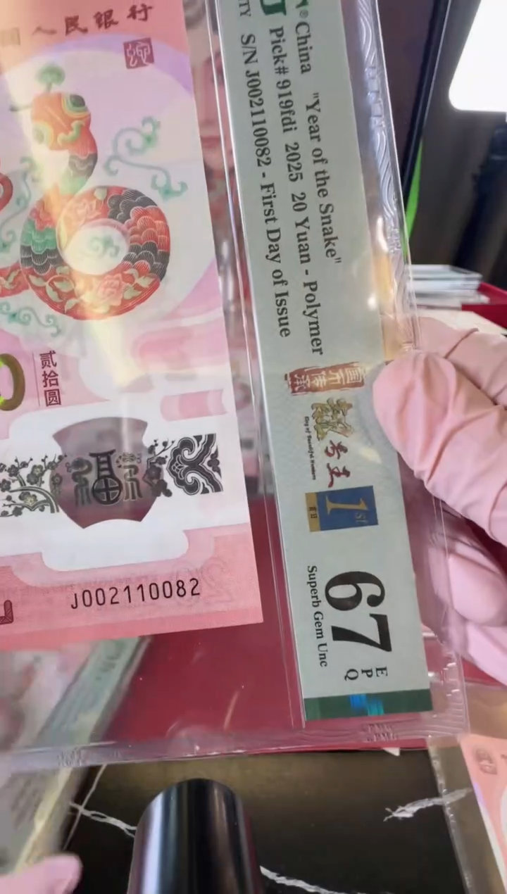 【闪购商品】塑料2025蛇钞单张啊啊啊啊啊裸