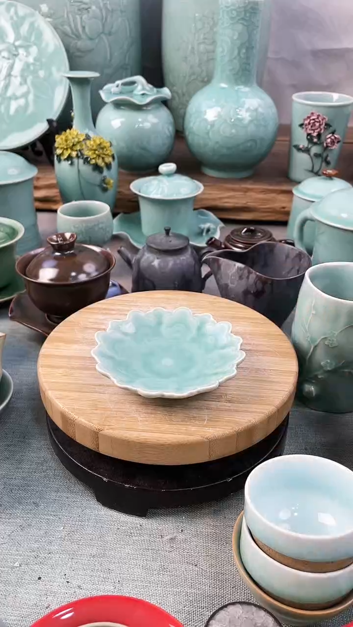 【闪购商品】特价 微瑕 慧仙青瓷