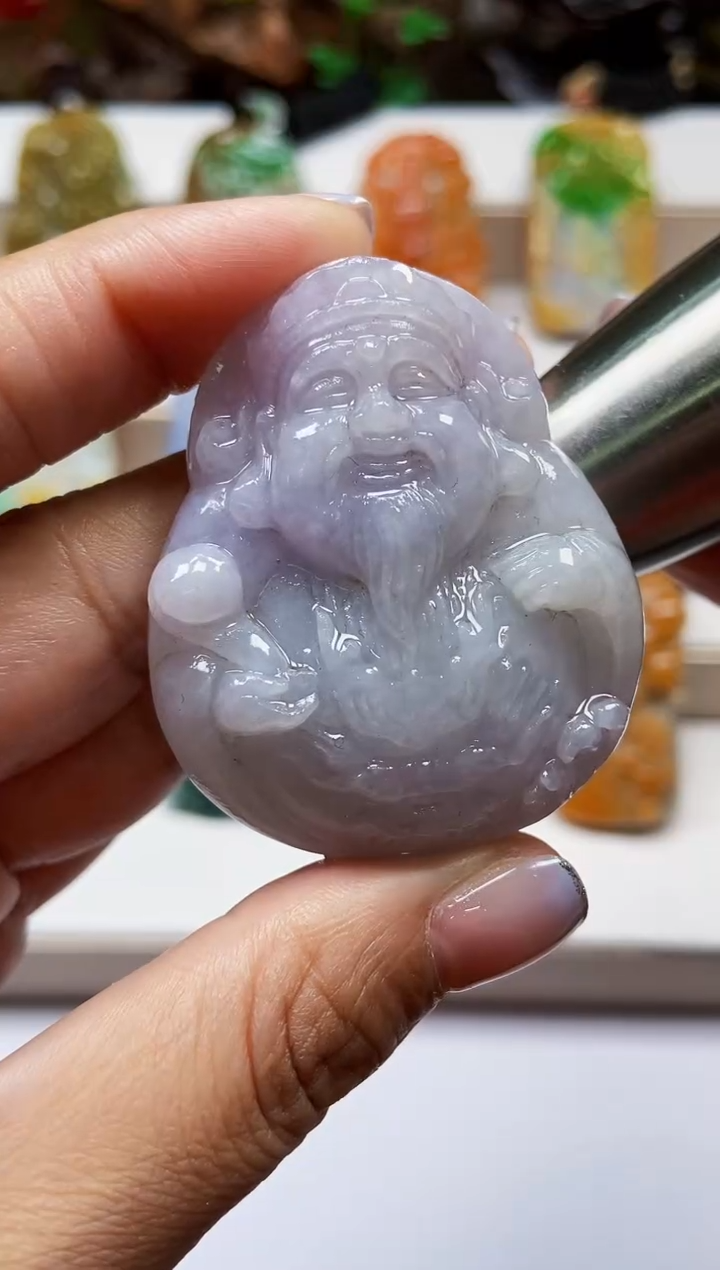 颈饰未镶嵌翡翠翡翠A货