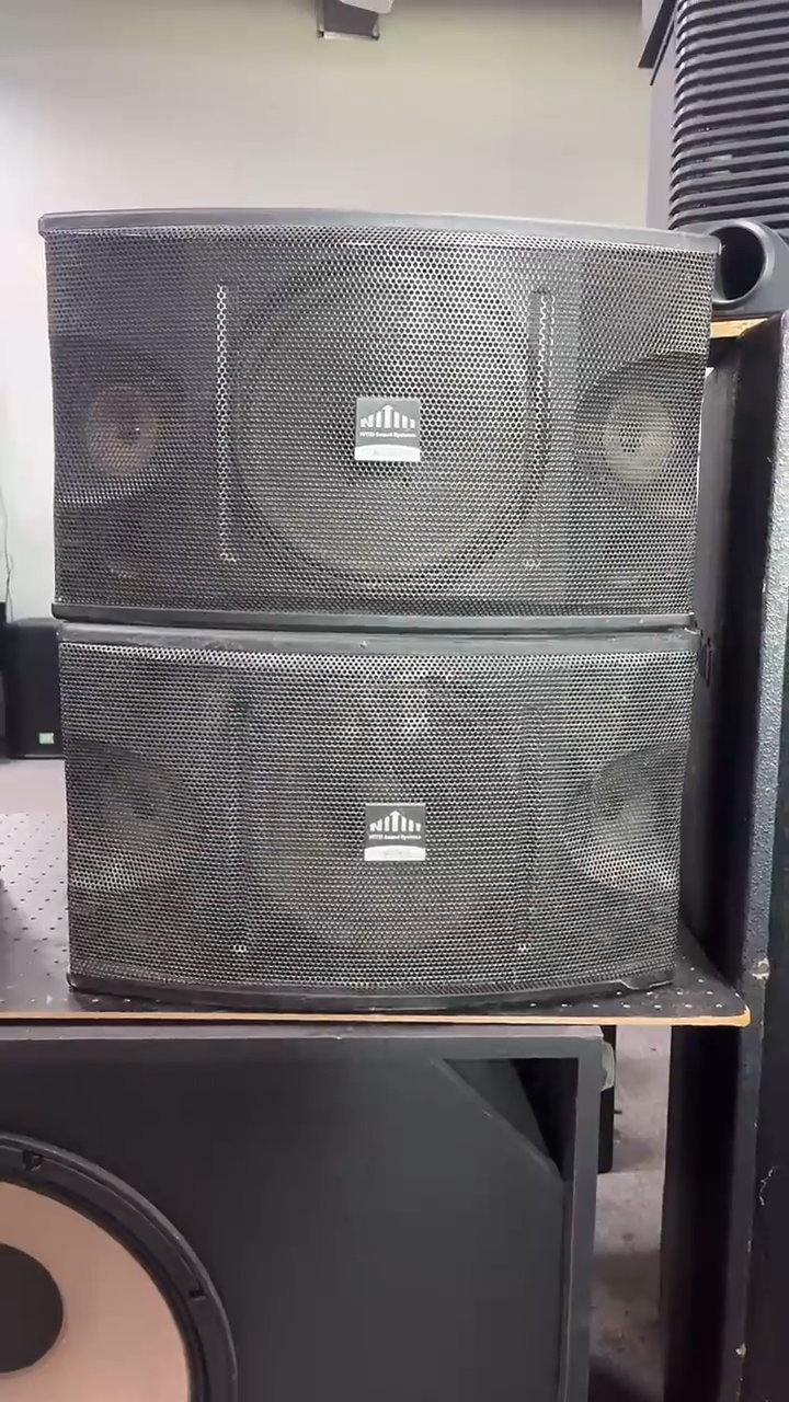 不包邮 10寸卡包音响  KTV音箱一对   运费到付