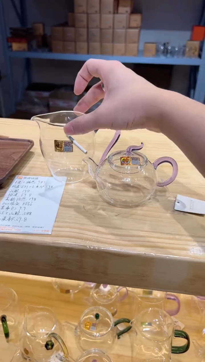 禾器-丰登壶-浅紫色+怡然茶海+清禾杯一只