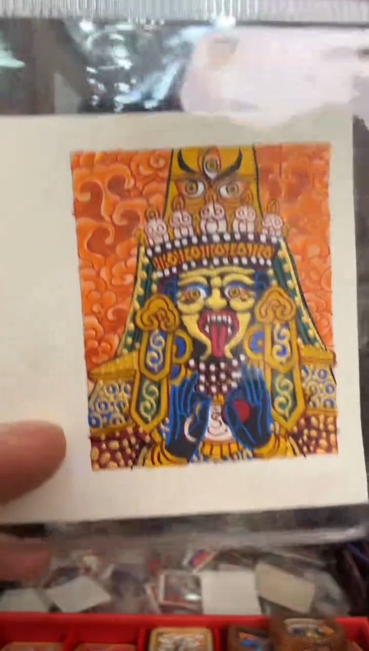 吊坠扎老师-热贡纯手绘唐卡