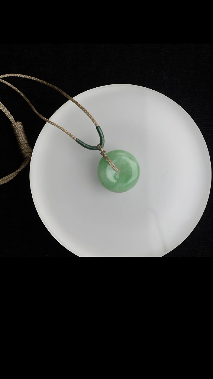 【闪购商品】翡翠吊坠(不含链)未镶嵌天然缅甸翡翠平安扣