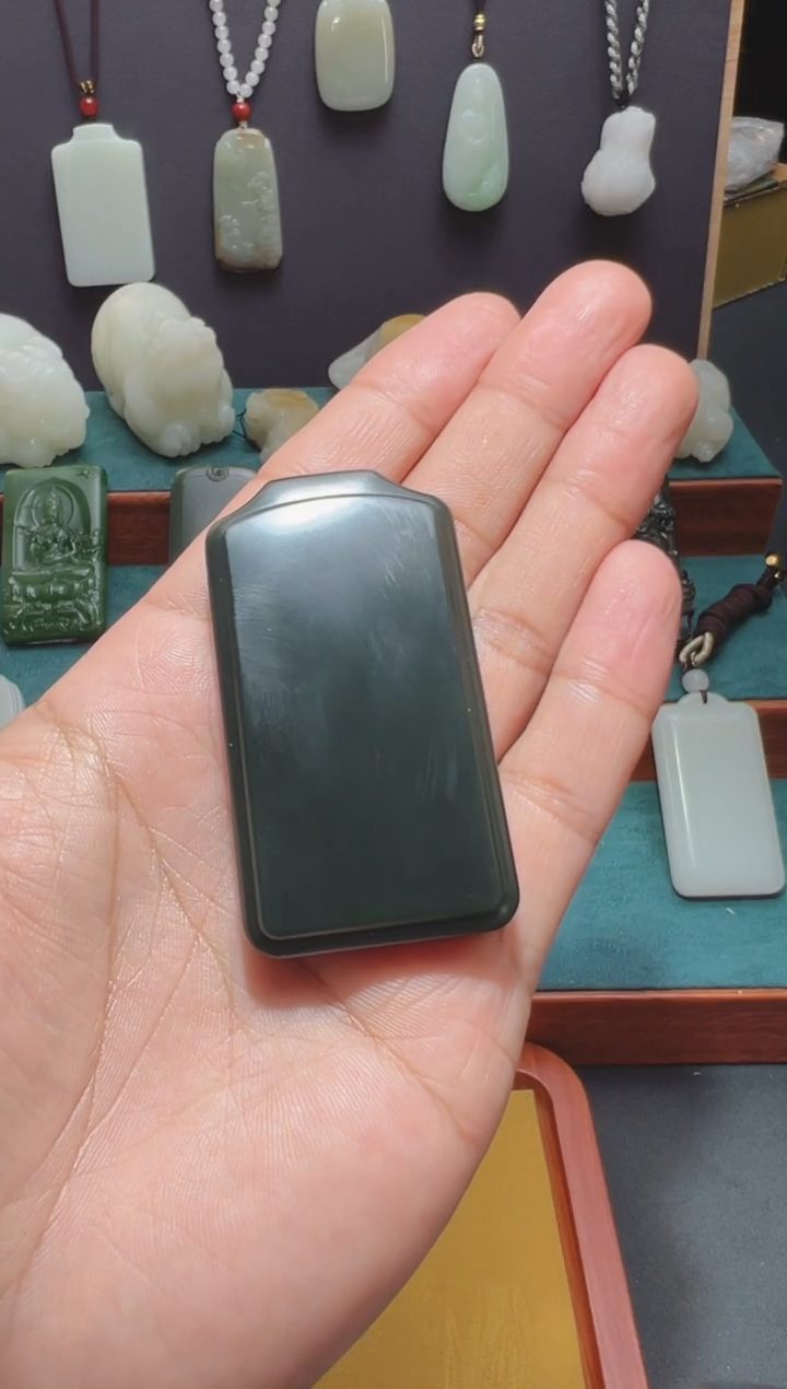 【闪购商品】和田玉吊坠(不含链)未镶嵌1