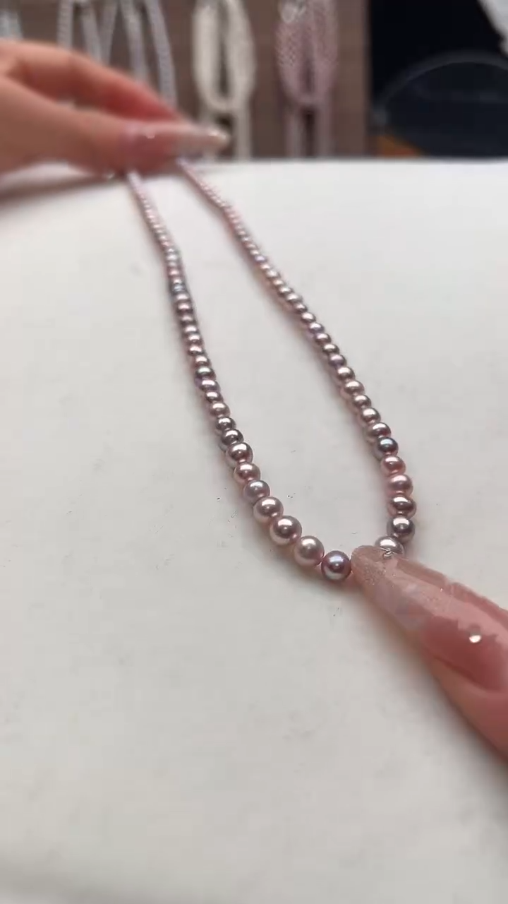 颈饰钛钢淡水珍珠永丽珍珠