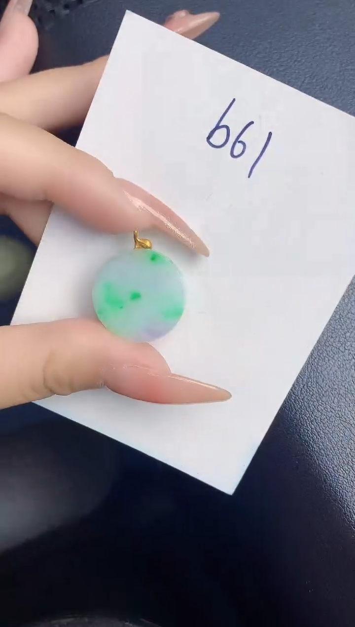 【闪购商品】翡翠颈饰18K金镶嵌000000000