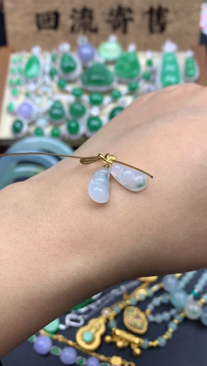 【闪购商品】翡翠颈饰18K金镶嵌118-中国好珍宝