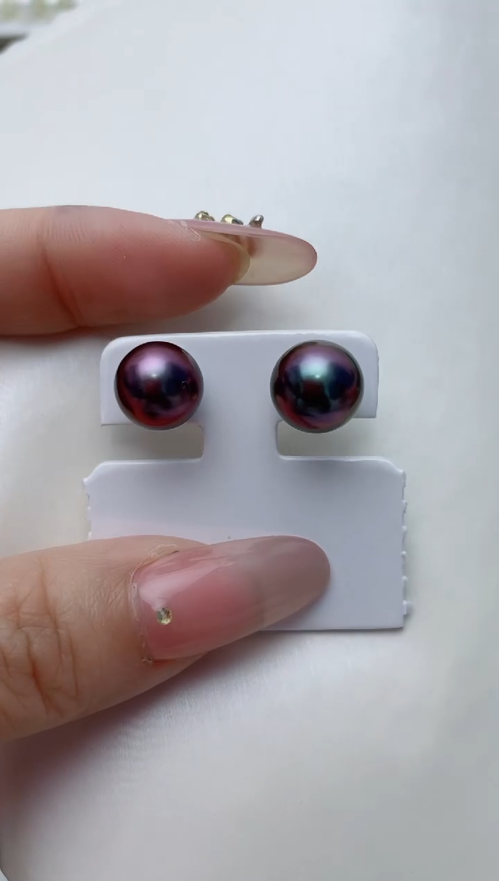 【闪购商品】海水珍珠耳饰18K金镶嵌A44