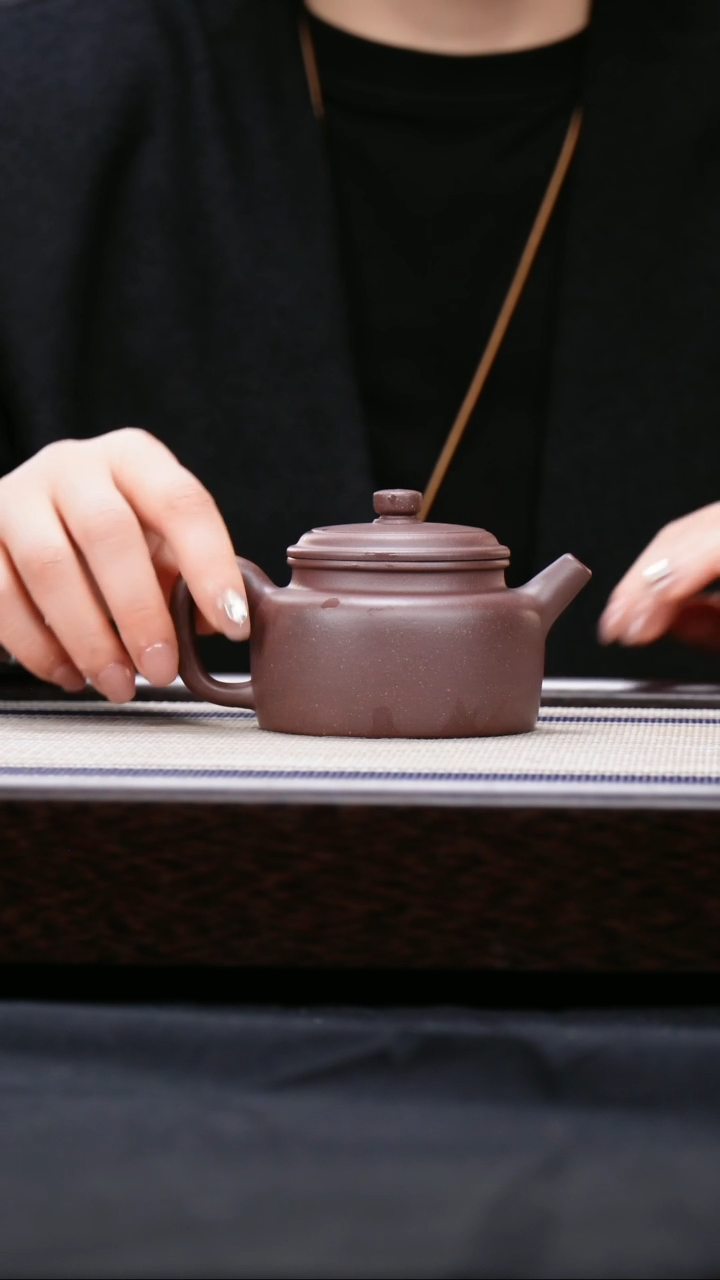 【闪购商品】紫砂茶壶低槽青 夏 德中壶 