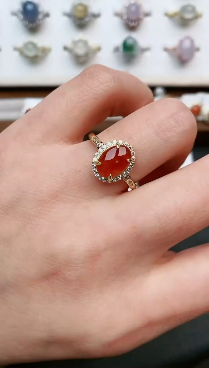 【闪购商品】翡翠戒指银S925镶嵌.....