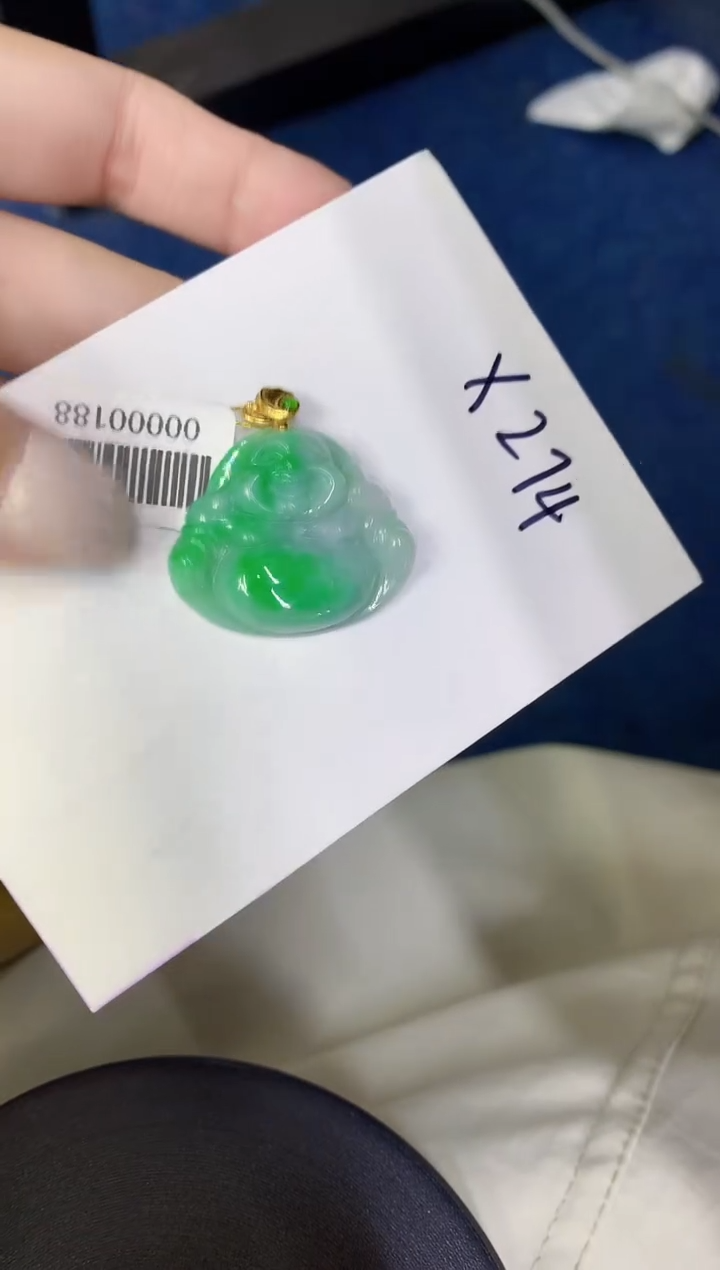 颈饰未镶嵌翡翠缅甸天然翡翠A货