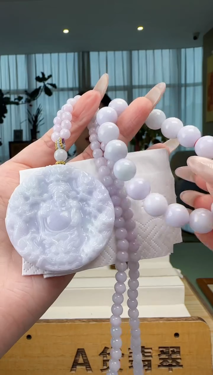 【闪购商品】翡翠未镶嵌颈饰多样性发其一套YJ@@