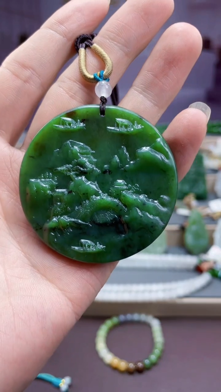 【闪购商品】和田玉（糖玉）吊坠未镶嵌97和田玉吊坠