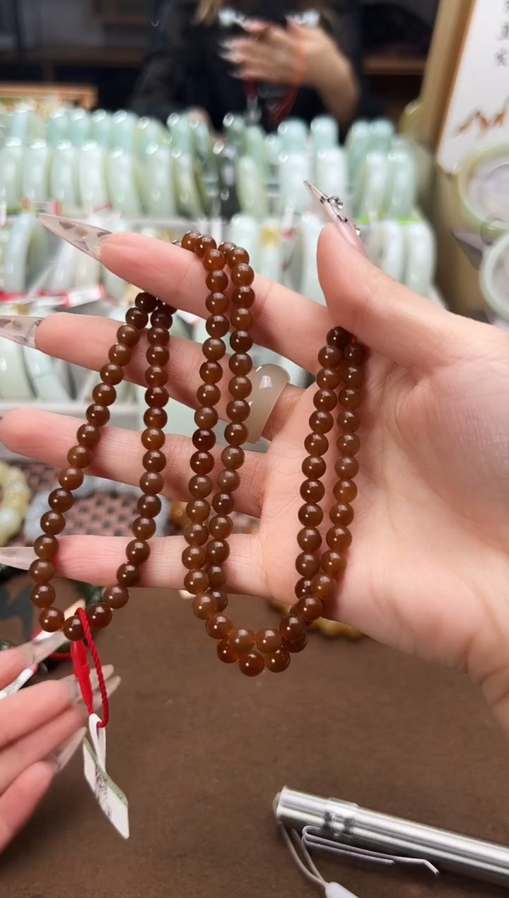 项链未镶嵌和田玉金山糖项链卡6