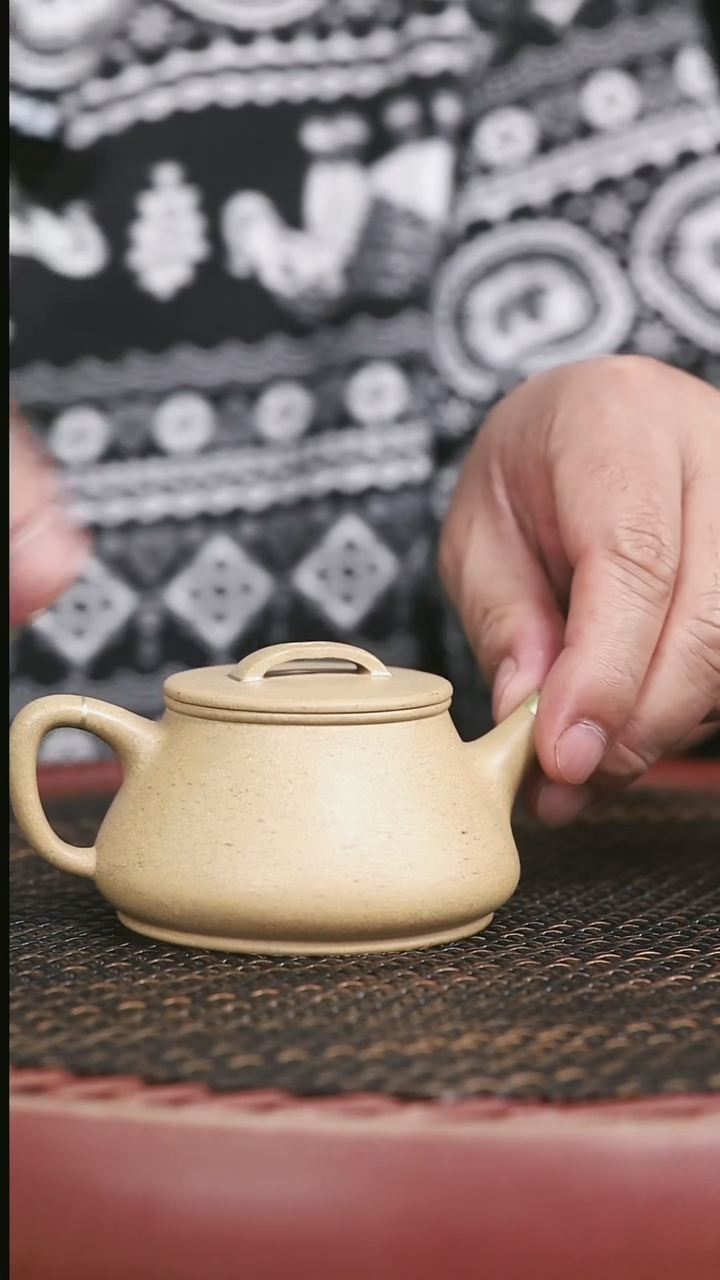 茶壶紫砂37号描金全手工黄金段桥瓢