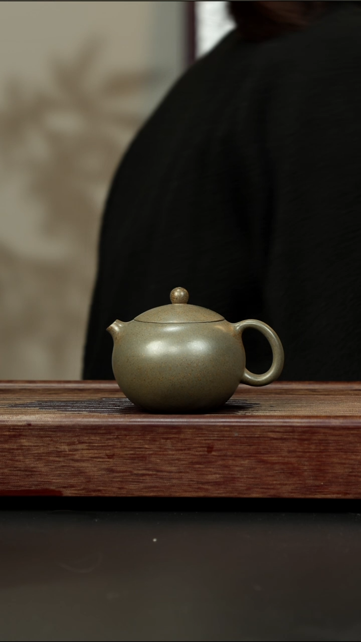 茶壶紫砂蟹壳青柴烧 西施