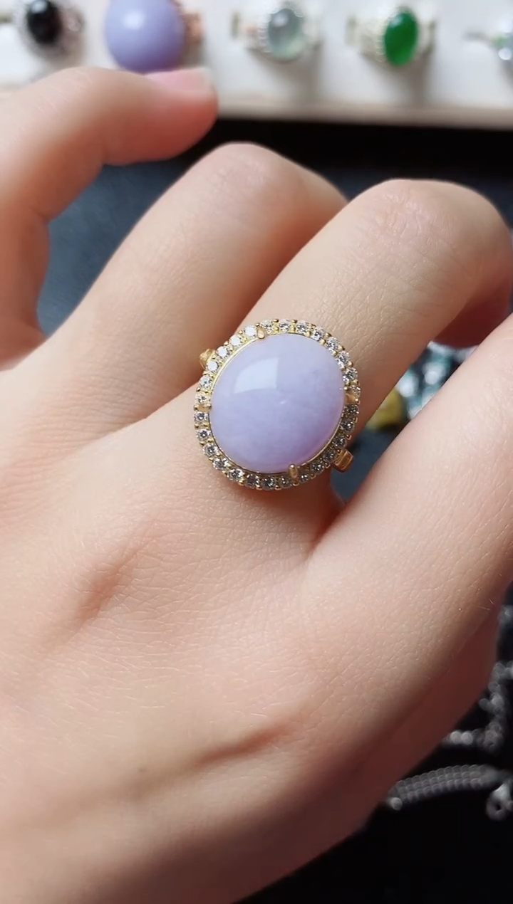 【闪购商品】翡翠戒指银S925镶嵌11111