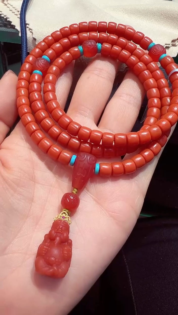 【闪购商品】南红玛瑙项链未镶嵌南红项链