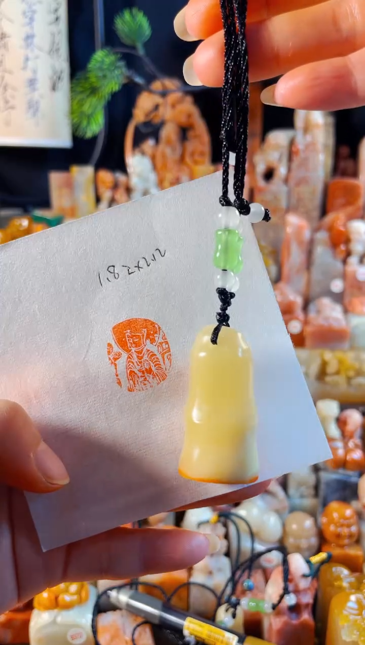 寿山石印石手工篆刻《佛造像》