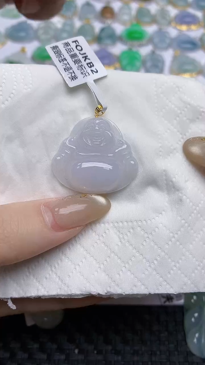 【闪购商品】翡翠颈饰未镶嵌天然A货翡翠 
