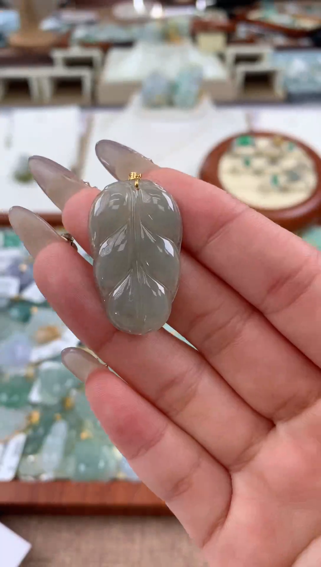 【闪购商品】翡翠颈饰18K金镶嵌多样性发其一