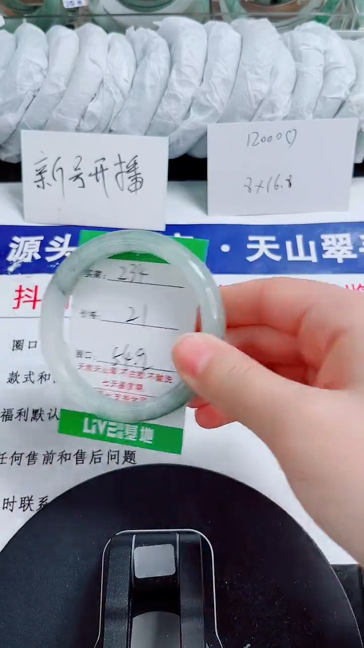 未镶嵌手镯石英质玉234-54/55