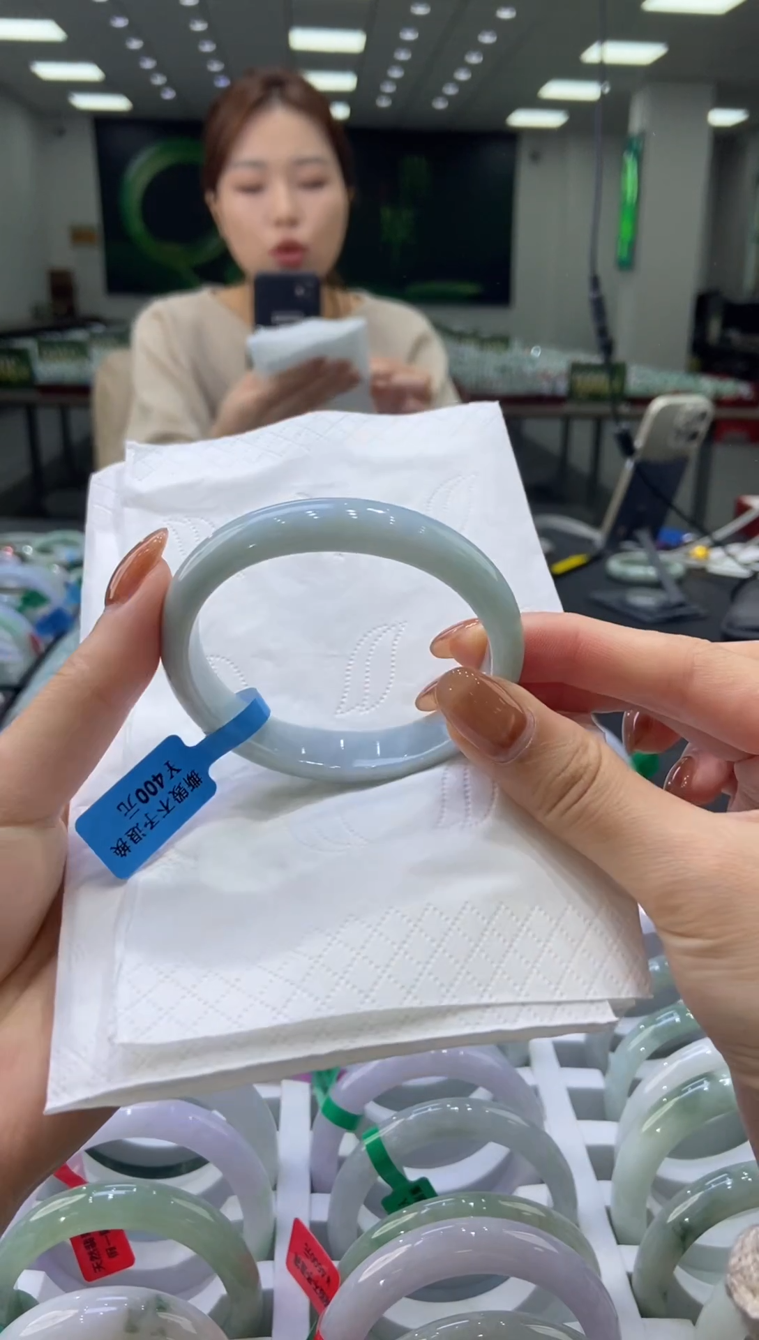 未镶嵌手镯翡翠0040904