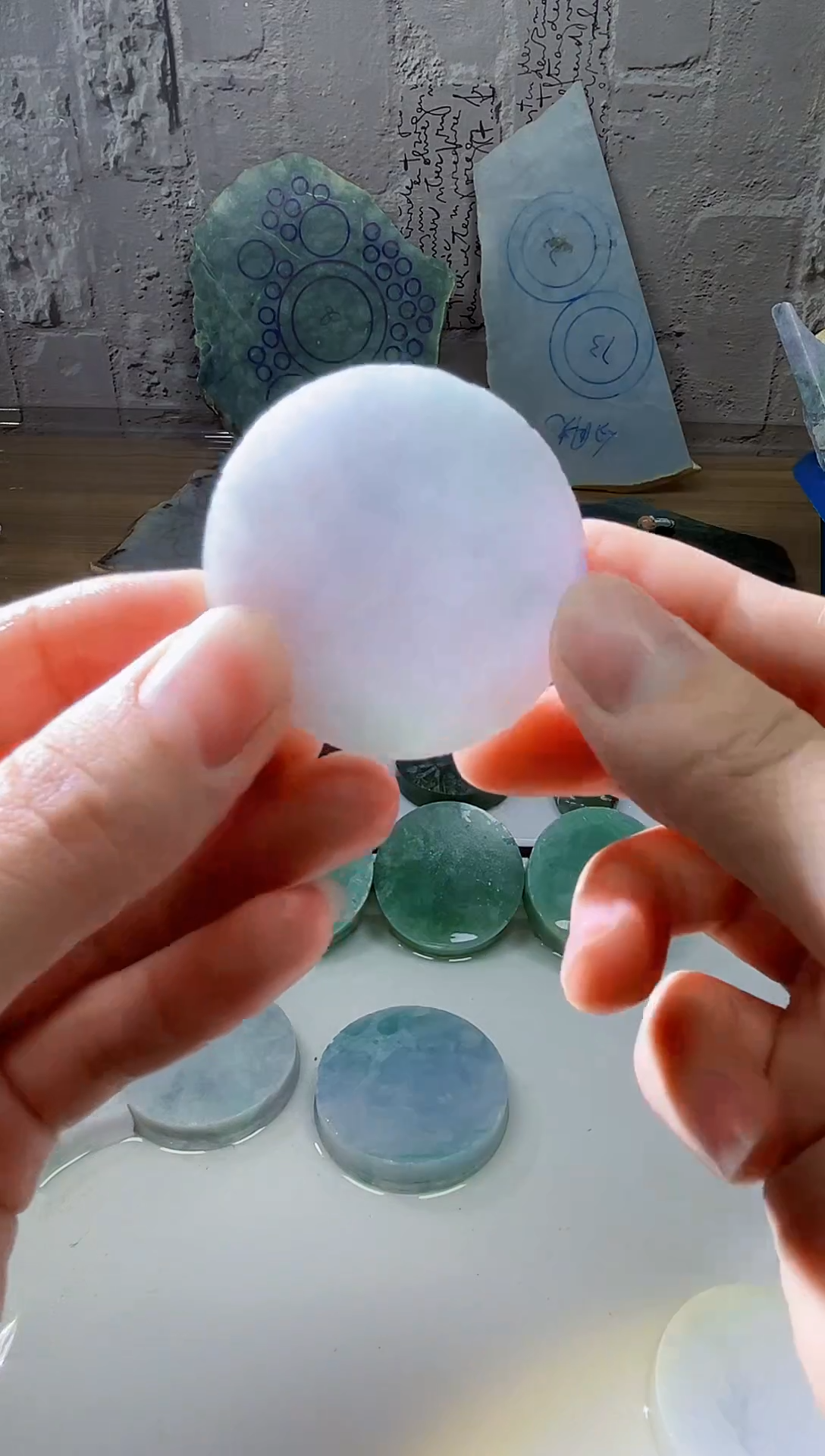 裸石翡翠天然翡翠A货余 南 882