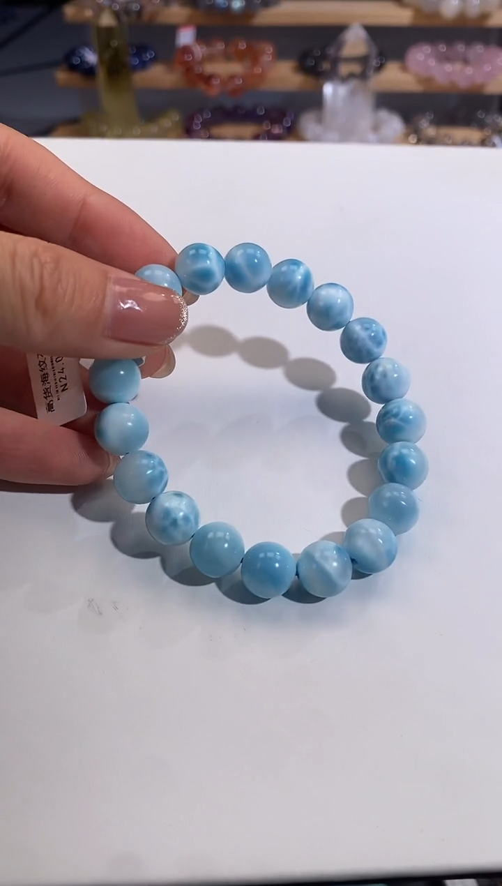 【闪购商品】针钠钙石（海纹石）手链未镶嵌手链