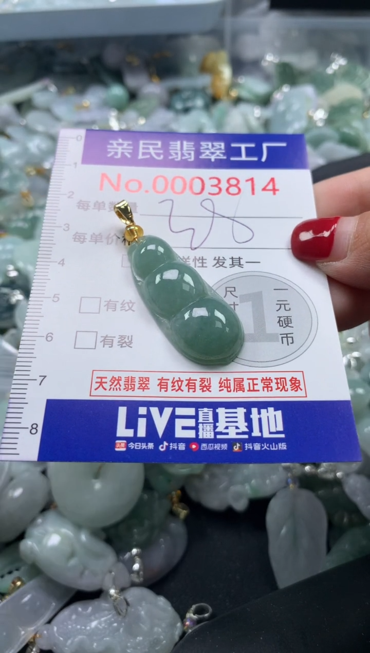 颈饰未镶嵌翡翠3814