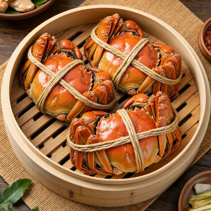 【活蟹】【3.5两母】江苏大闸蟹 母蟹（3.3-3.6两/只）捆绑 4-10只装 