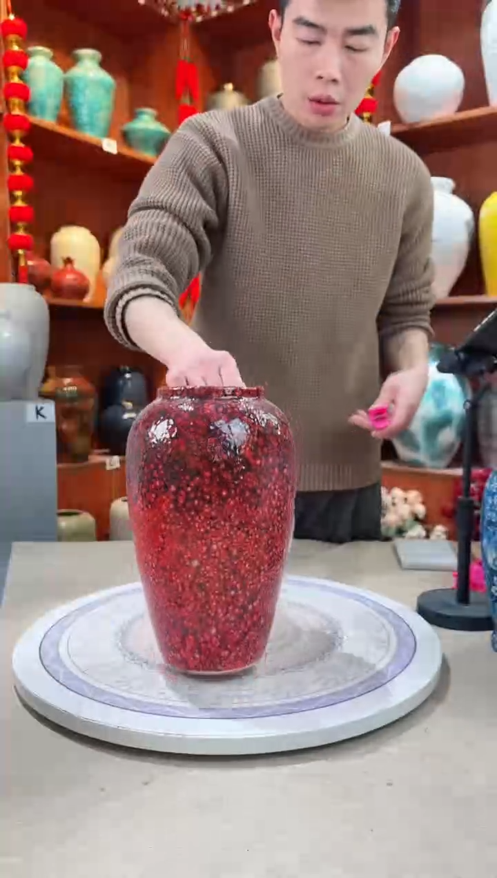 【闪购商品】瓶陶瓷花瓶 无花 微瑕a558 