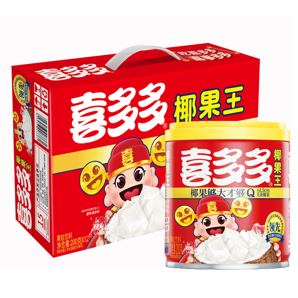 喜多多椰果王罐头 200g*12