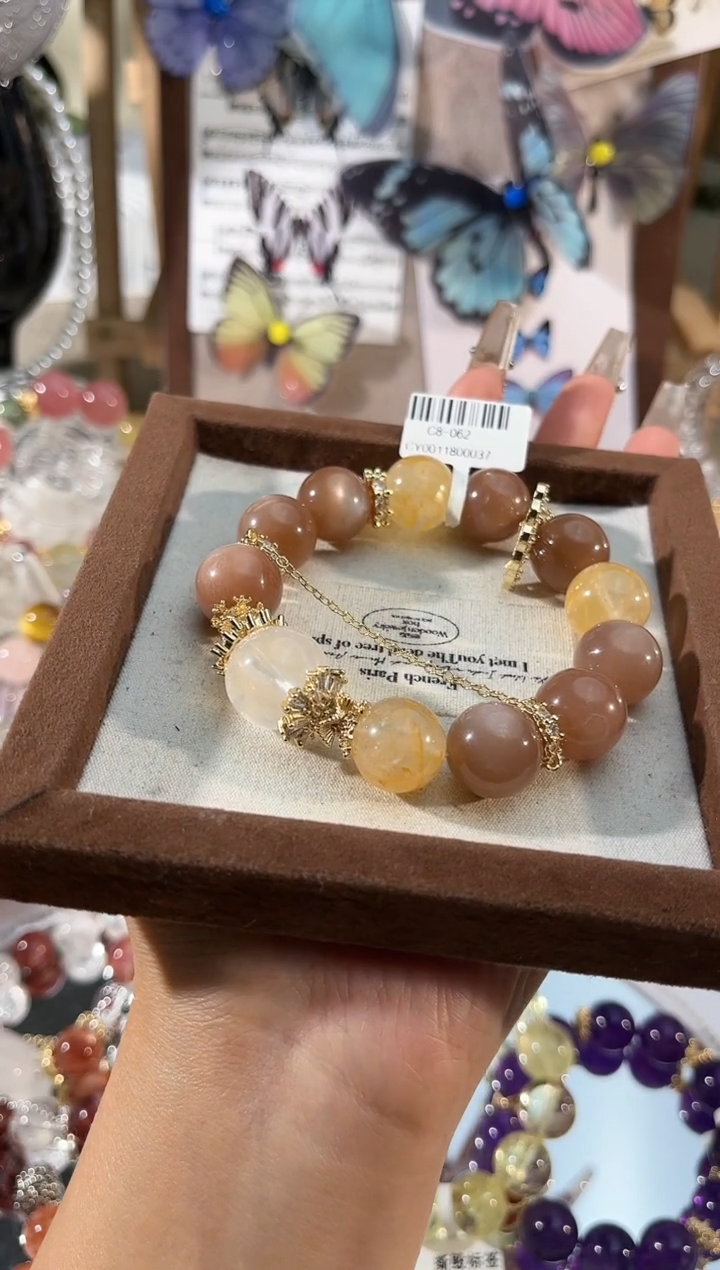 【闪购商品】水晶手链未镶嵌多样性发货颜色微差【拍两单】