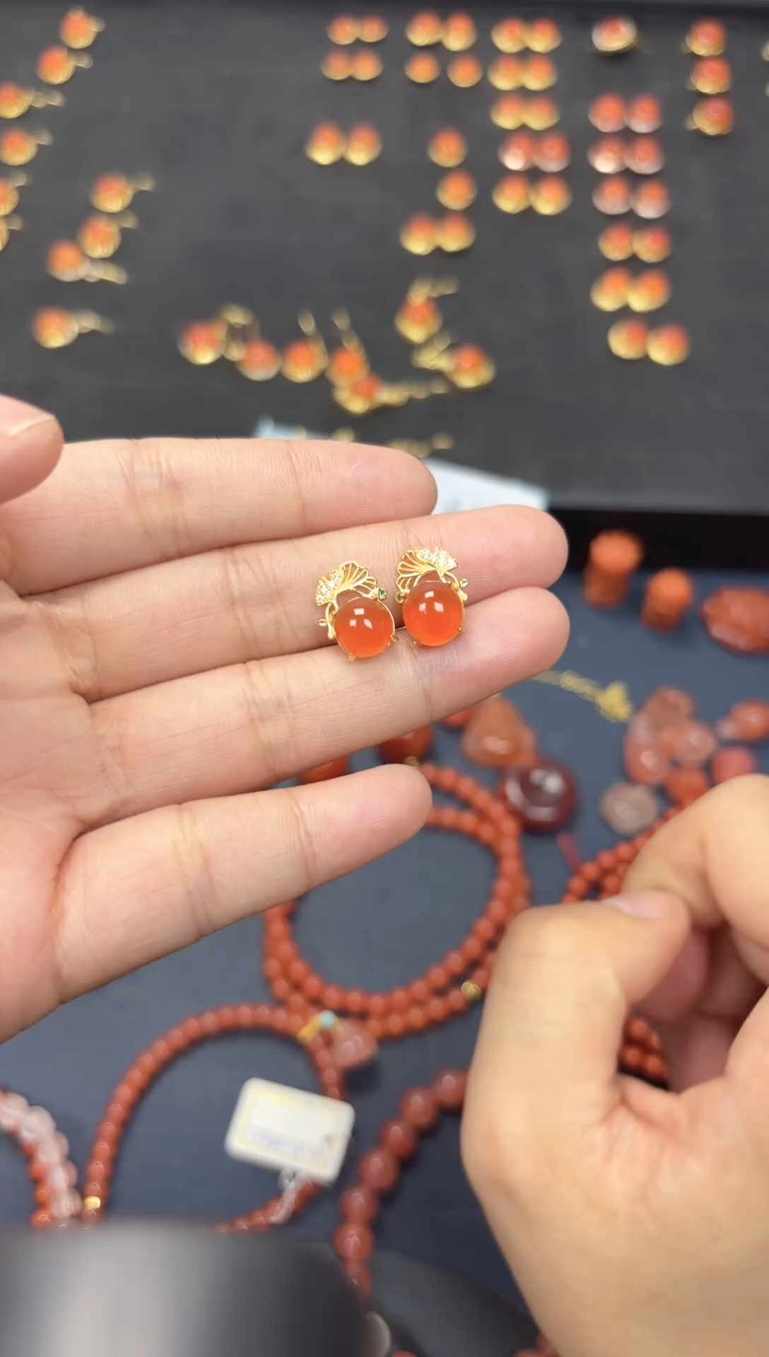 银S925镀金镶嵌天然南红玛瑙（多样性发其一）南红玛瑙11