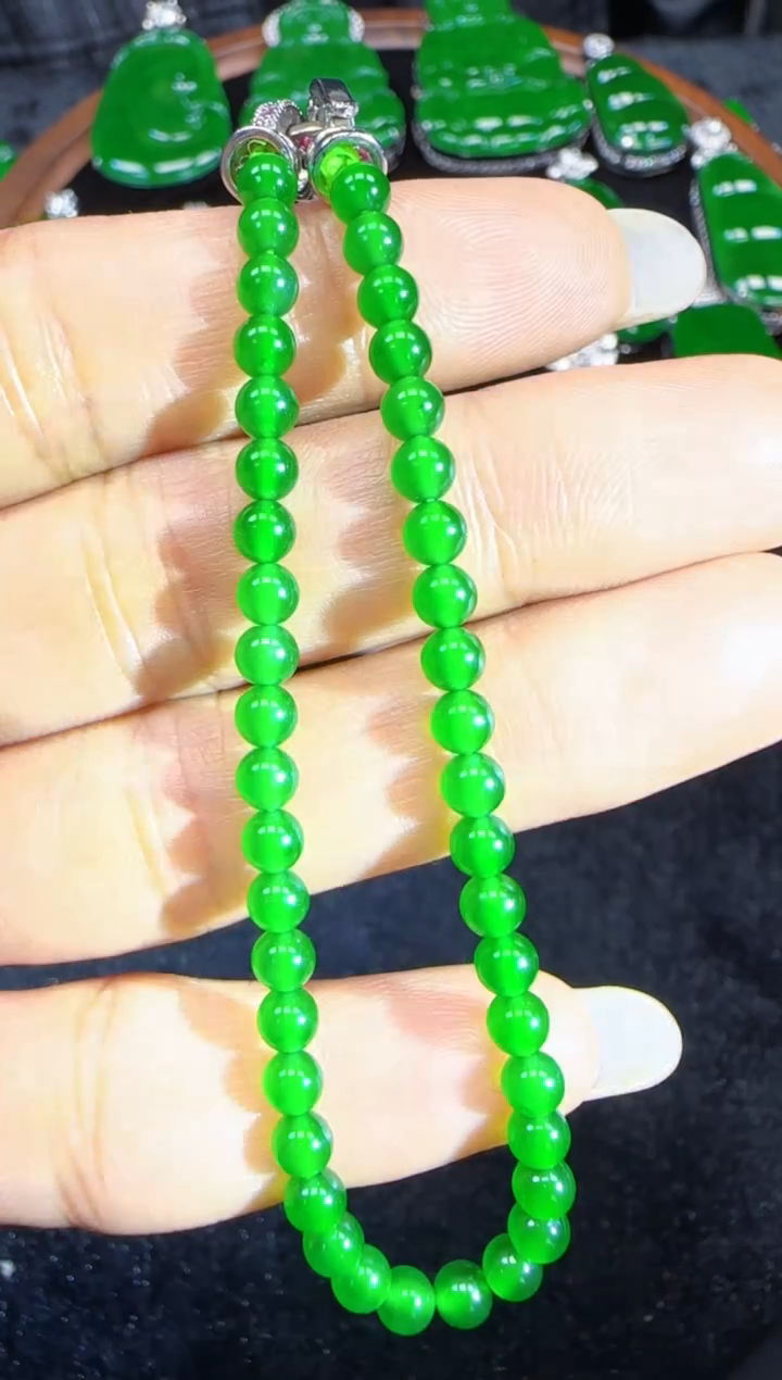 未镶嵌定制翡翠翡翠手链101