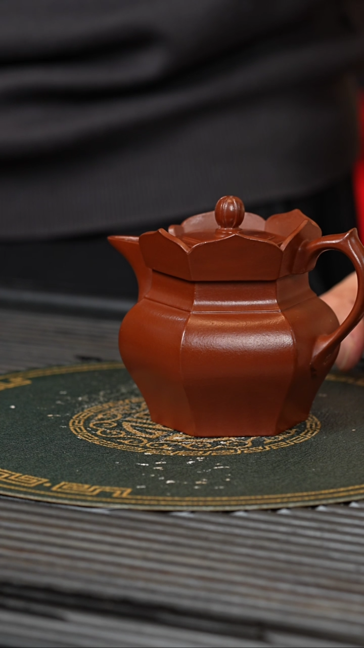 【闪购商品】紫砂茶壶HT 朱泥 僧帽 230cc