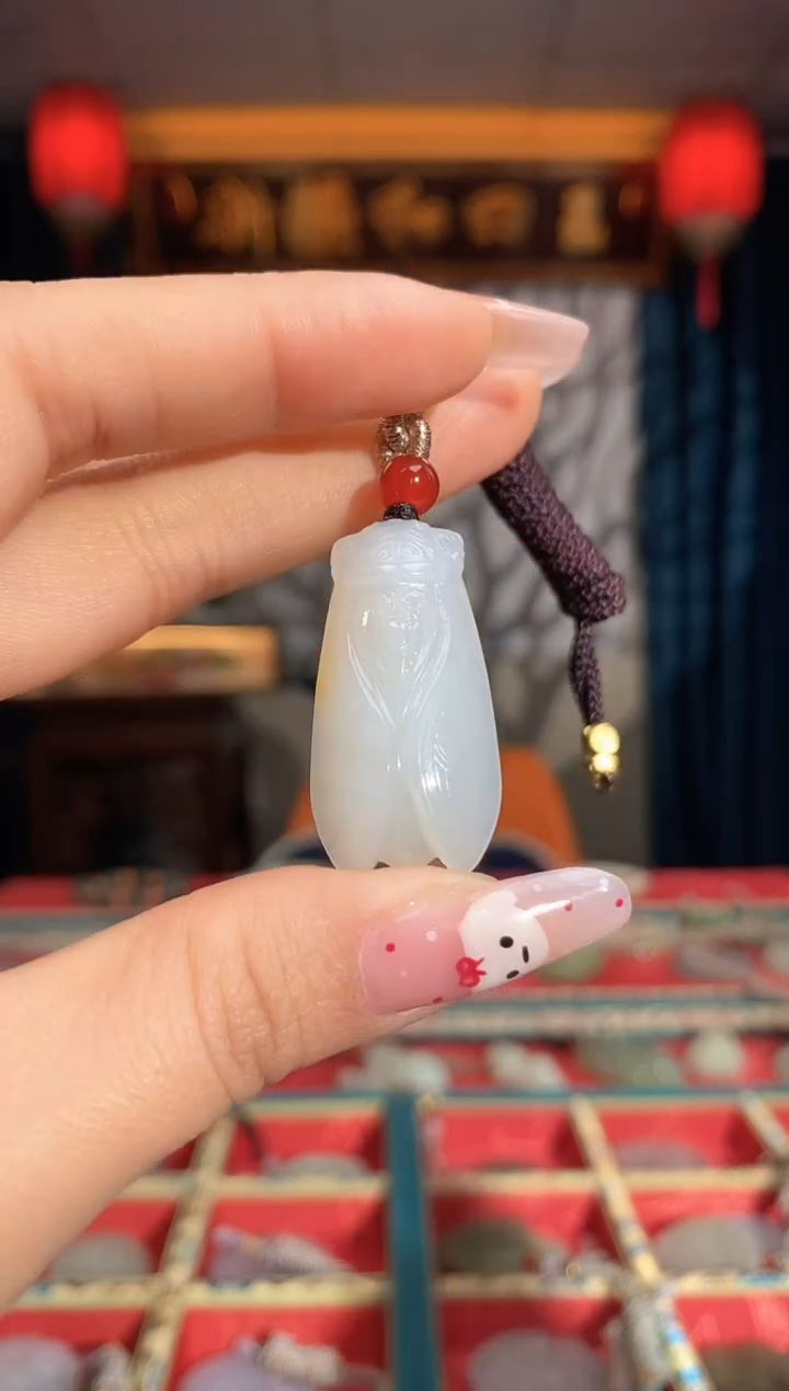 【闪购商品】和田玉颈饰未镶嵌蝉